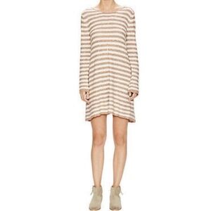 FREE PEOPLE striped knit dress.